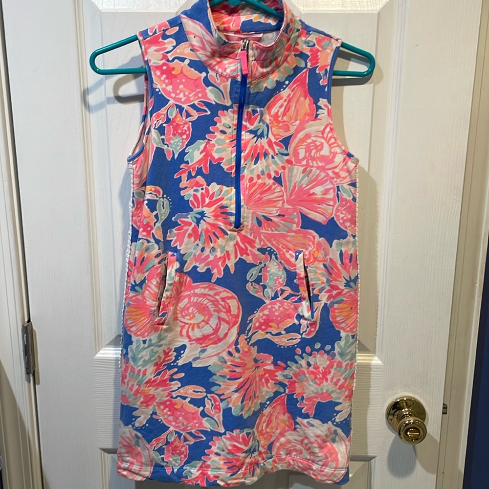 Lilly kids zipper front swim coverup